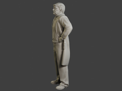 Donald Trump Stand Modelo de Impressão 3D