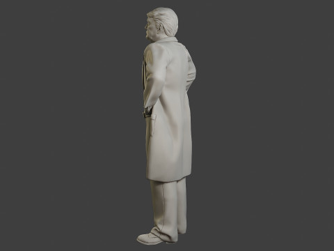 Donald Trump Stand Modelo de Impressão 3D