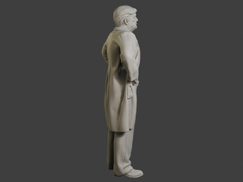 Donald Trump Stand Modelo de Impressão 3D