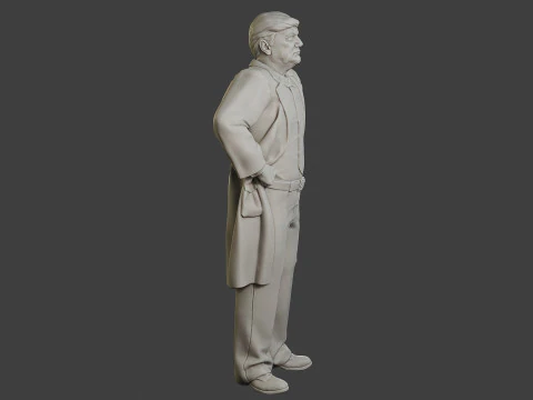 Donald Trump Stand 3D Print Model