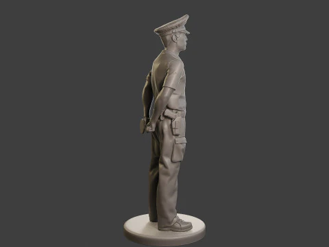 Male Slovac Traffic Police STP 001 3D Print Model