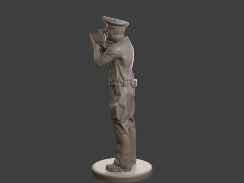 Male Slovac Traffic Police STP 003 3D Print Model