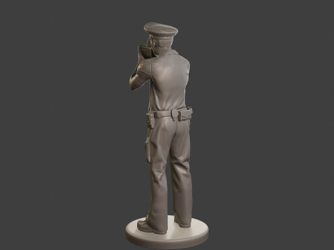 Male Slovac Traffic Police STP 003 3D Print Model