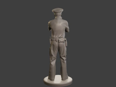 Male Slovac Traffic Police STP 003 3D Print Model