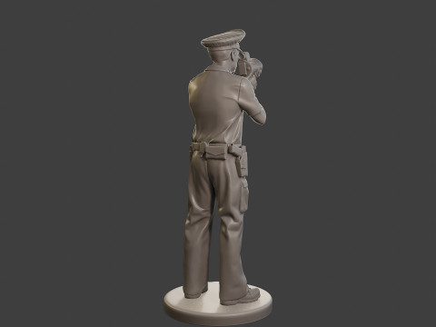 Male Slovac Traffic Police STP 003 3D Print Model
