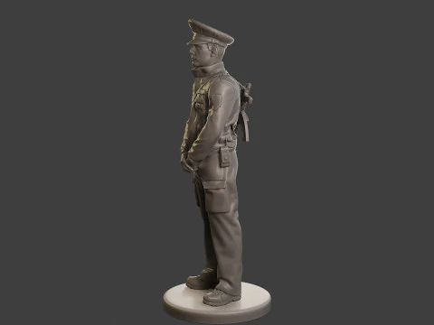 Male Slovac Traffic Police STP 006 3D Print Model