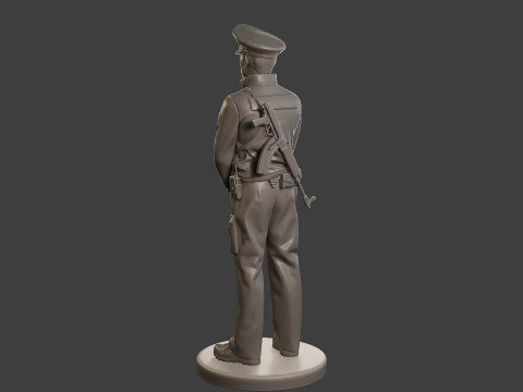 Male Slovac Traffic Police STP 006 3Dプリントモデル