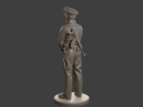 Male Slovac Traffic Police STP 006 3D Print Model
