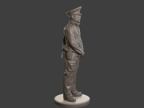 Male Slovac Traffic Police STP 006 3D Print Model