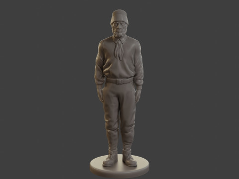 1900 Antartic Sailor ANS1 002 3D Принт Модель