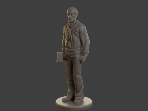 1900 Antartic Sailor ANS1 003 3D-Druckmodell