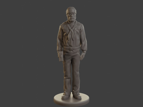 1900 Antartic Sailor ANS1 003 3D-Druckmodell