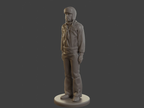 1900 Antartic Sailor ANS1 004 3D-Druckmodell