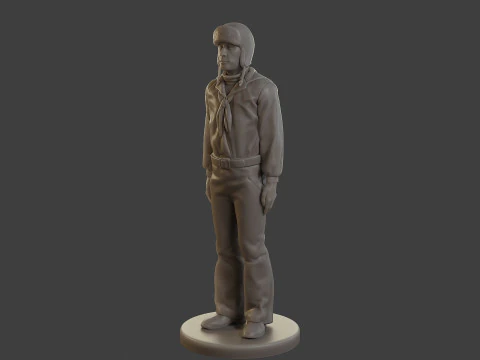 1900 Antartic Sailor ANS1 004 3D Print Model