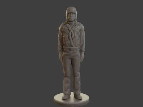 1900 Antartic Sailor ANS1 004 3D Print Model