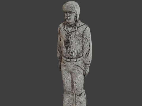 1900 Antartic Sailor ANS1 004 3D-Druckmodell