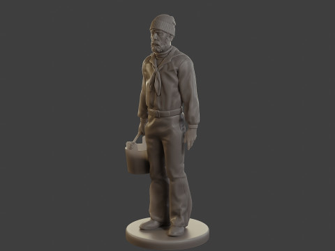1900 Antartic Sailor ANS1 005 Modelo de Impressão 3D