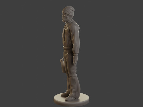 1900 Antartic Sailor ANS1 005 Modelo de Impressão 3D