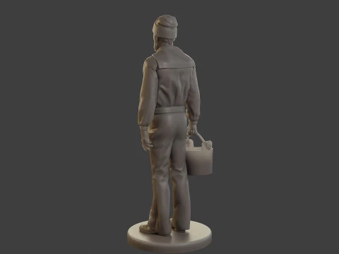 1900 Antartic Sailor ANS1 005 3D Print Model
