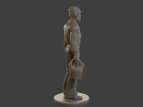 1900 Antartic Sailor ANS1 005 Modelo de Impressão 3D