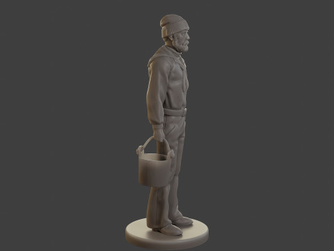 1900 Antartic Sailor ANS1 005 Modelo de Impressão 3D
