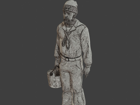 1900 Antartic Sailor ANS1 005 Modelo de Impressão 3D