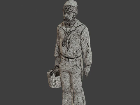 1900 Antartic Sailor ANS1 005 3D Print Model