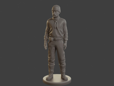 1900 Antartic Sailor ANS1 006 3D Принт Модель