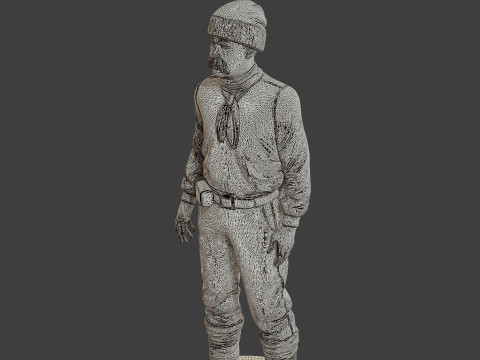 1900 Antartic Sailor ANS1 006 3D Принт Модель
