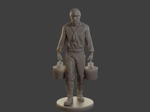 1900 Antartic Sailor ANS1 009 3D Print Model