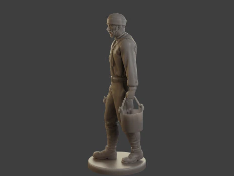 1900 Antartic Sailor ANS1 009 3D Print Model