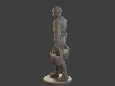 1900 Antartic Sailor ANS1 009 3D Print Model