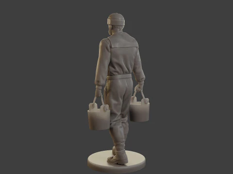 1900 Antartic Sailor ANS1 009 3D Print Model