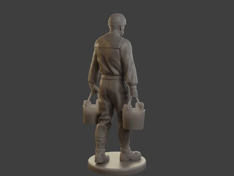 1900 Antartic Sailor ANS1 009 3D Print Model