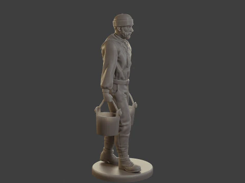 1900 Antartic Sailor ANS1 009 3D Print Model