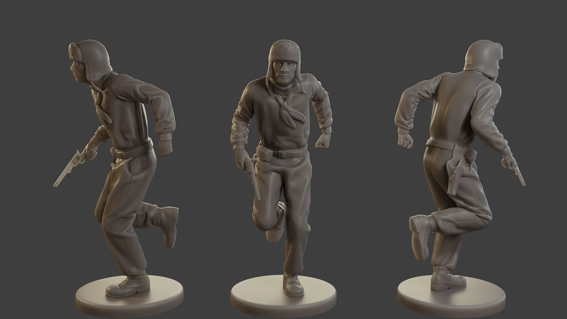 1900 Antartic Sailor ANS1 010 3D Print Model .c4d .max .obj .3ds .fbx .stl .blend 