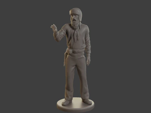1900 Antartic Sailor ANS1 012 3D Print Model
