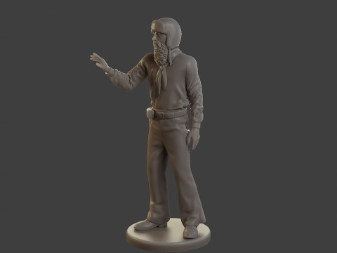 1900 Antartic Sailor ANS1 012 3D Baskı Modeli