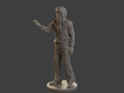 1900 Antartic Sailor ANS1 012 3D Print Model