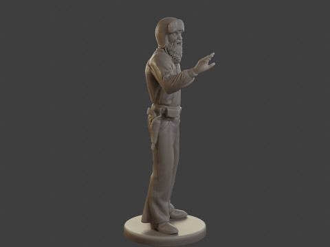 1900 Antartic Sailor ANS1 012 3D Baskı Modeli