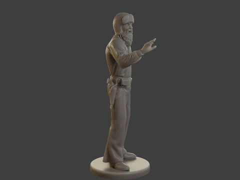 1900 Antartic Sailor ANS1 012 3D Print Model