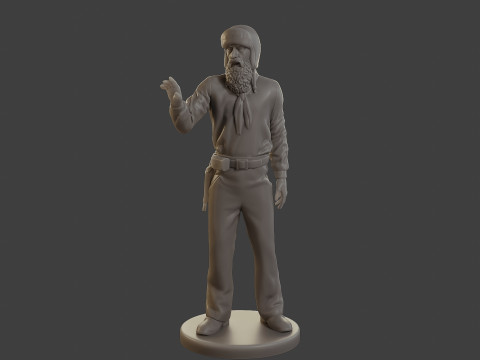 1900 Antartic Sailor ANS1 012 3D Baskı Modeli