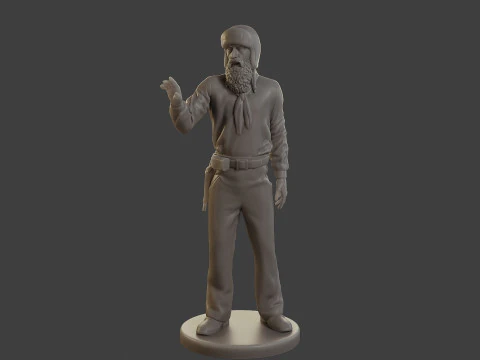 1900 Antartic Sailor ANS1 012 3D Print Model