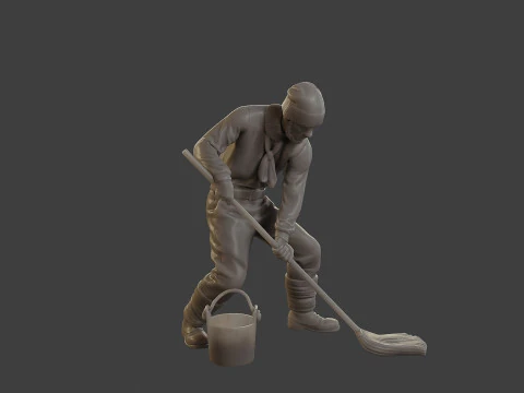 1900 Antartic Sailor ANS1 013 3D Print Model