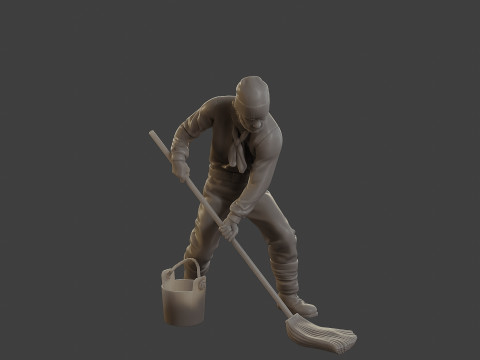 1900 Antartic Sailor ANS1 013 3D 프린트 모델