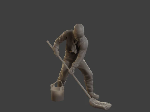 1900 Antartic Sailor ANS1 013 3D Print Model