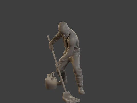 1900 Antartic Sailor ANS1 013 3D Print Model
