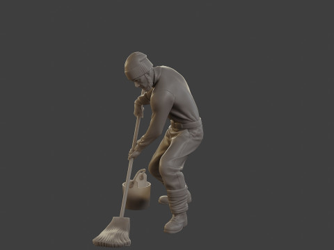 1900 Antartic Sailor ANS1 013 3D 프린트 모델