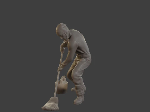 1900 Antartic Sailor ANS1 013 3D Print Model