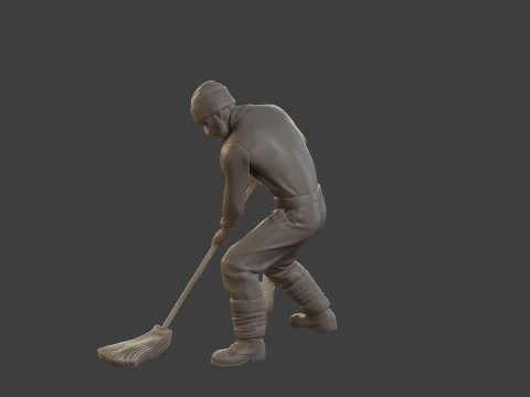 1900 Antartic Sailor ANS1 013 3D Print Model